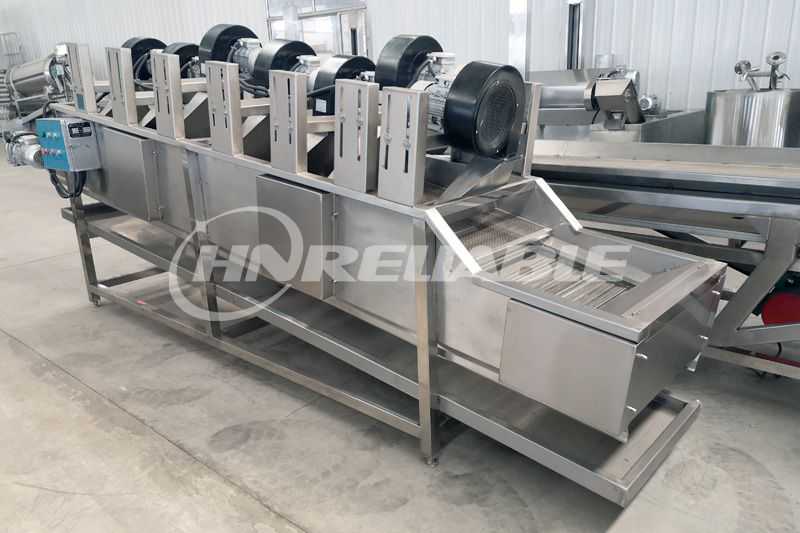 Continuous deoiling machine