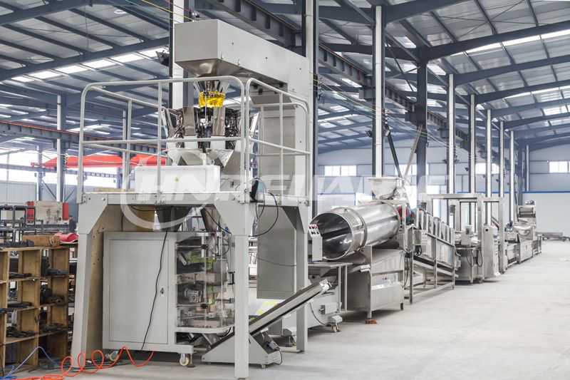 Automatic potato chips production line