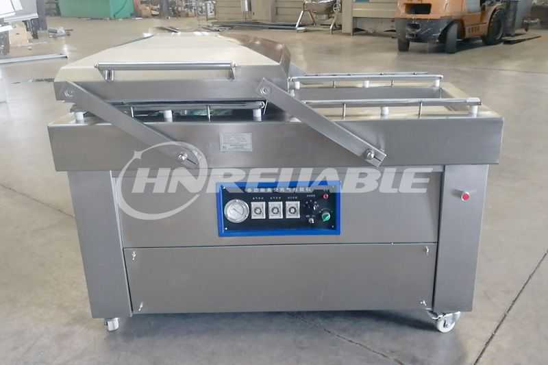 Vacuum nitrogen filled packaging machine