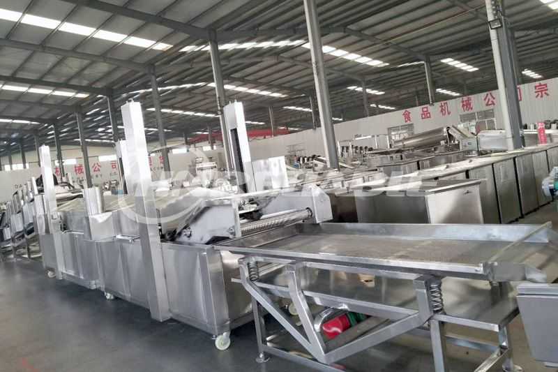 potato chips making line