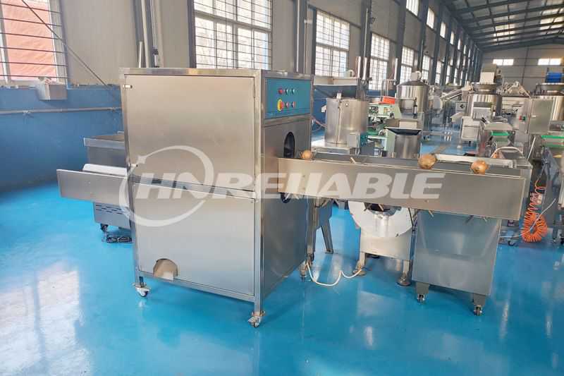 Onion Root Cutting Machine