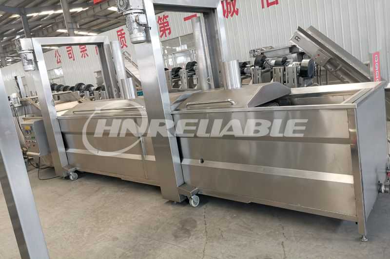 frozen French fries production line