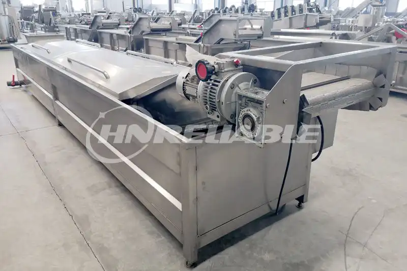 Potato chip blanching machine