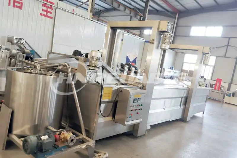 Potato chips frying machine