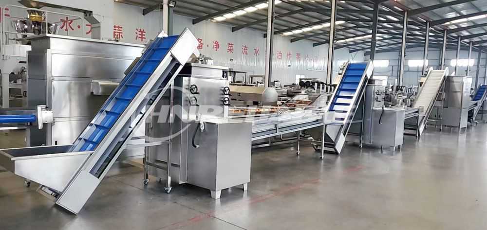 garlic peeling production line