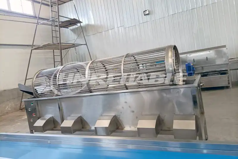Drum Vegetable Grading Machine