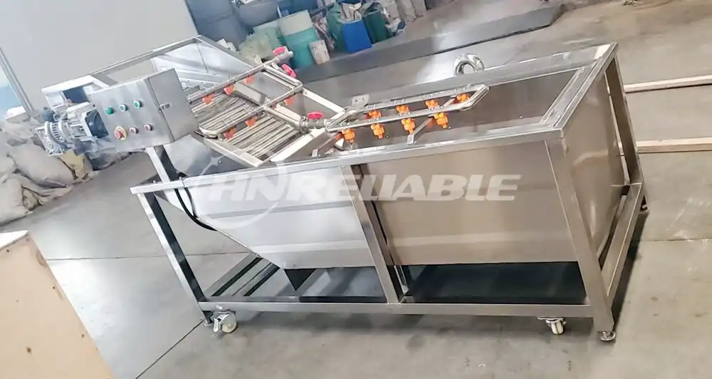 Potato chip washing machine