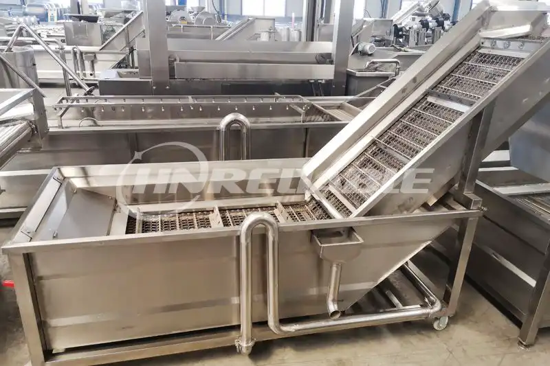 Vegetable Washing and lifting machine