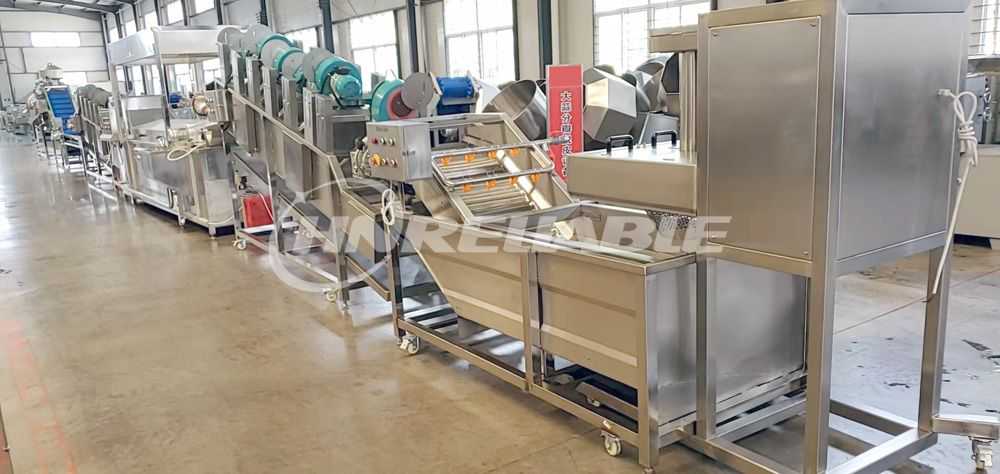 automatic banana chips production line