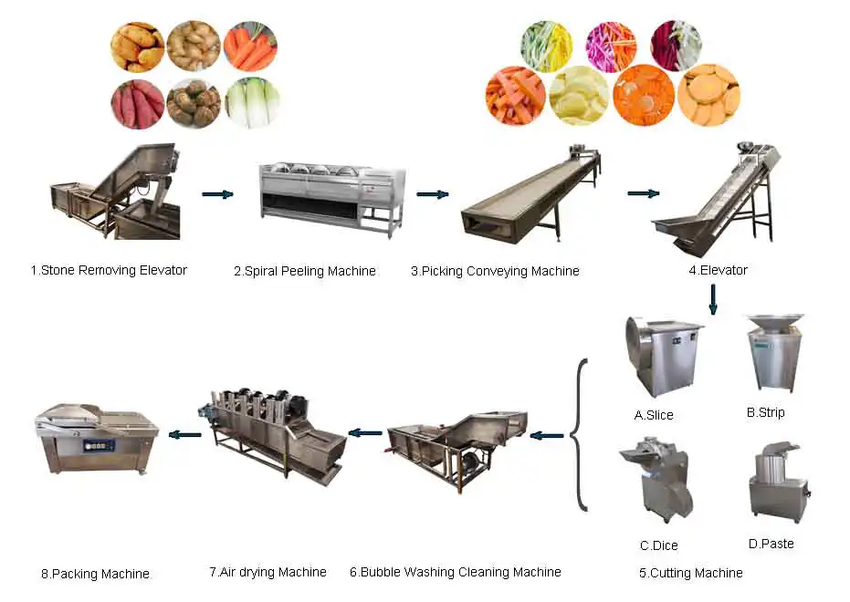 Root Vegetable Processing Line