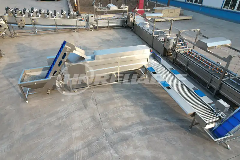 Automatic Potato Chips Production Processing Line Plant