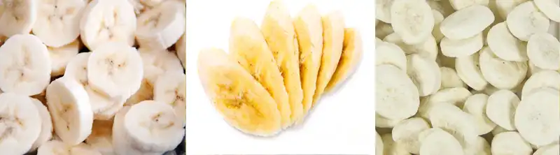banana chips cutting