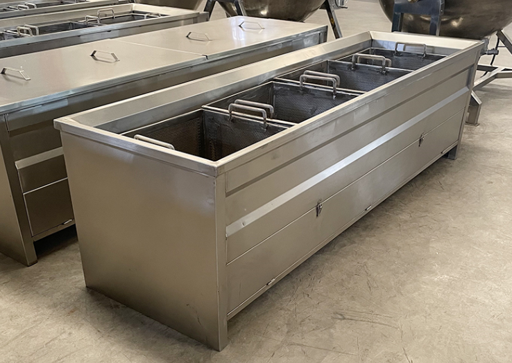 Manual blanching machine